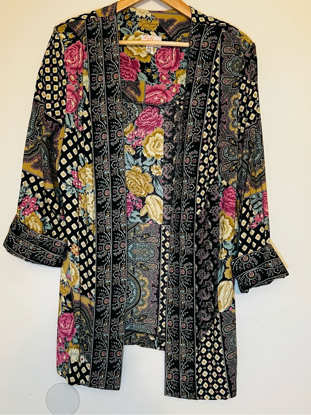 Vintage Lady Carol New York Kimono Wrap in size 12